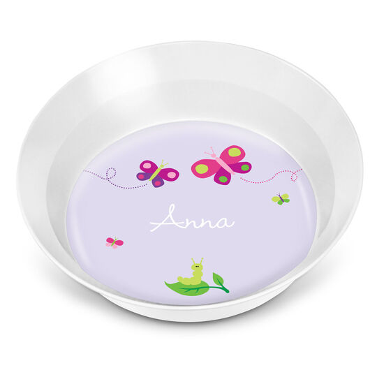 Butterfly Children's Melamine Bowl